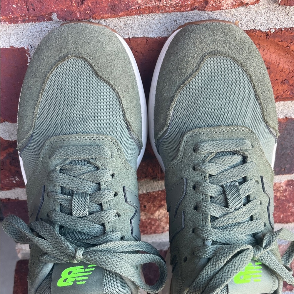 New Balance Olive Sneakers with Neon Highlights Fresh Foam x70 - Picture 7 of 10